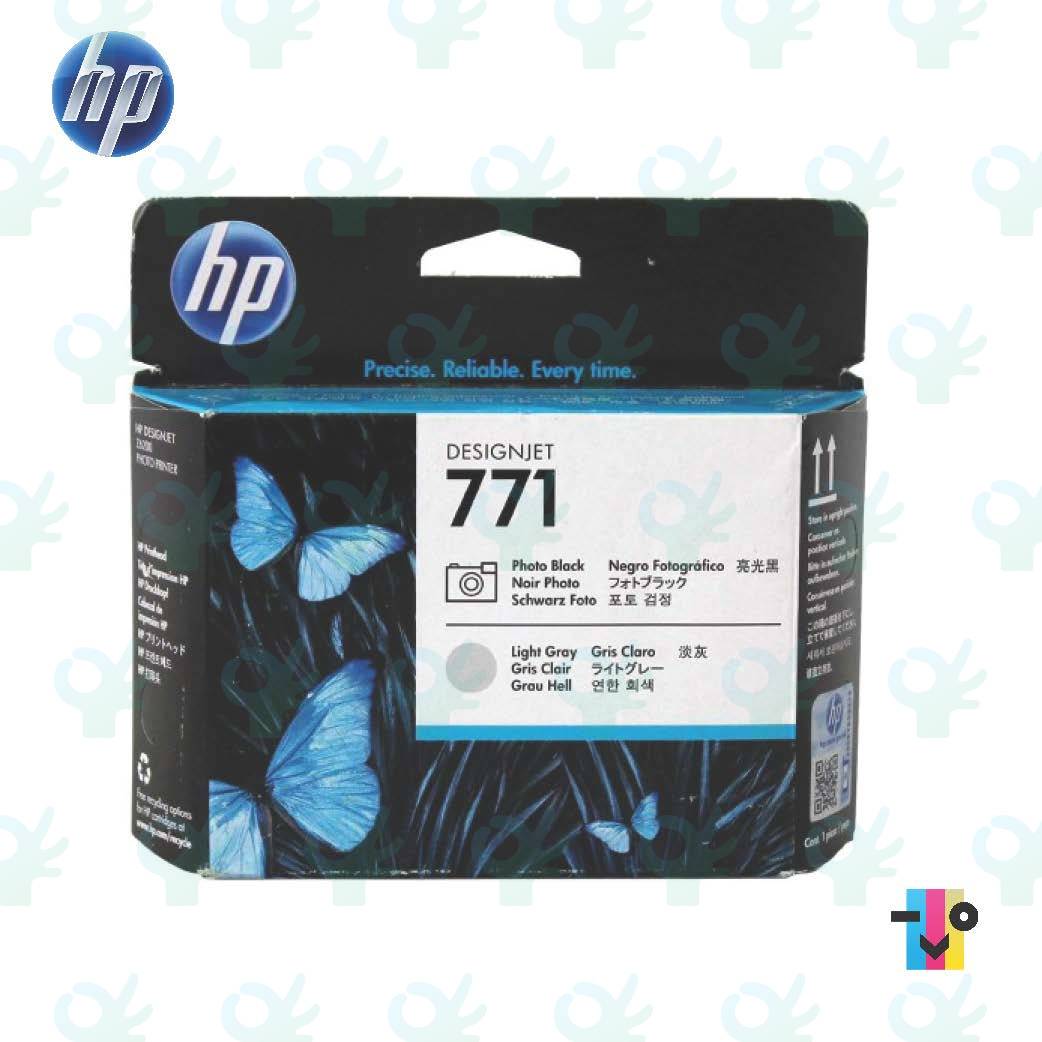 まとめ） HP771 プリントヘッド マットブラック／クロムレッド CE017A